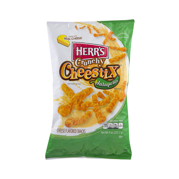 JALAPENO CRUNCHY CHEESE STIX HERR'S USA  227 G