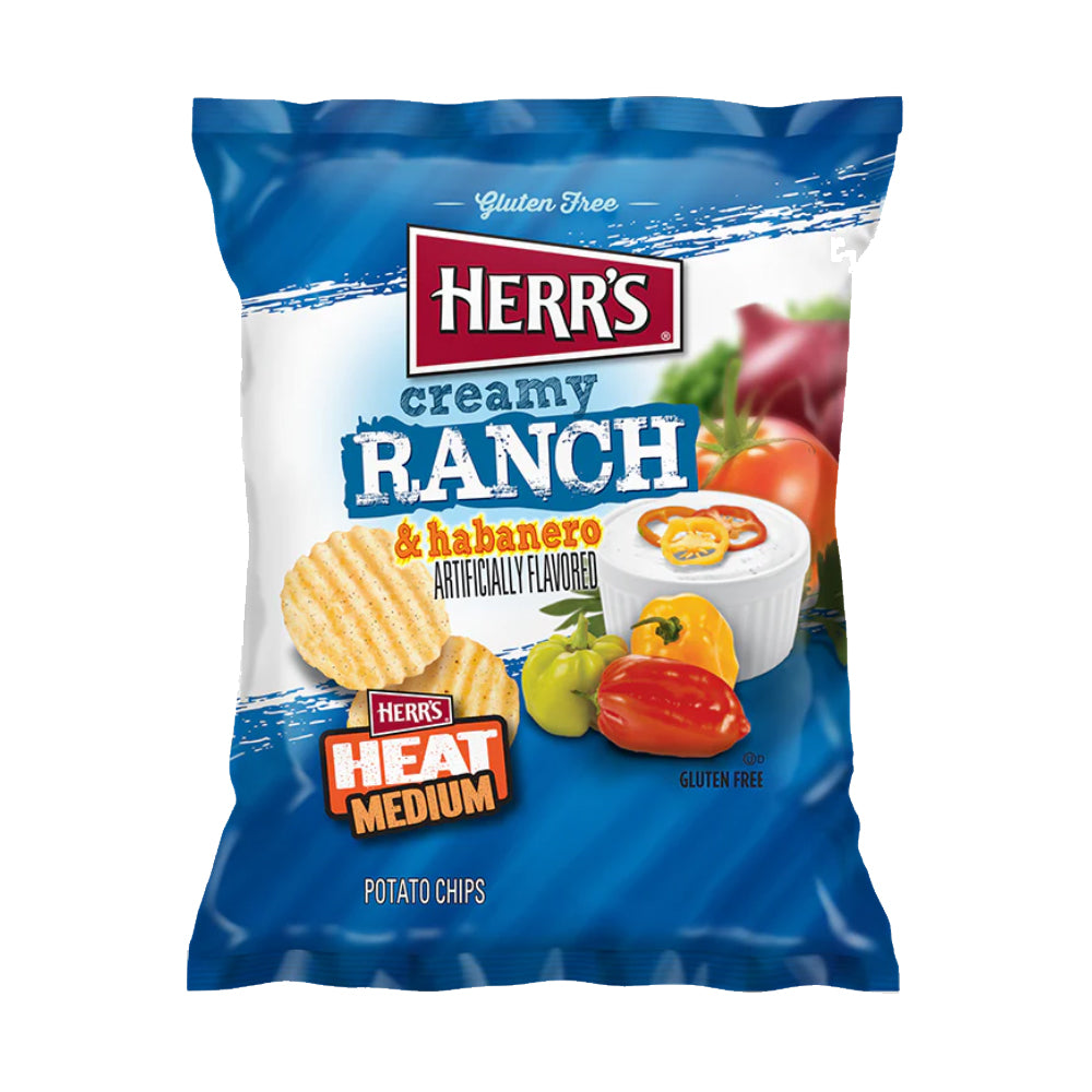 HERR'S CREAMY RANCH HABANERO USA 18 G