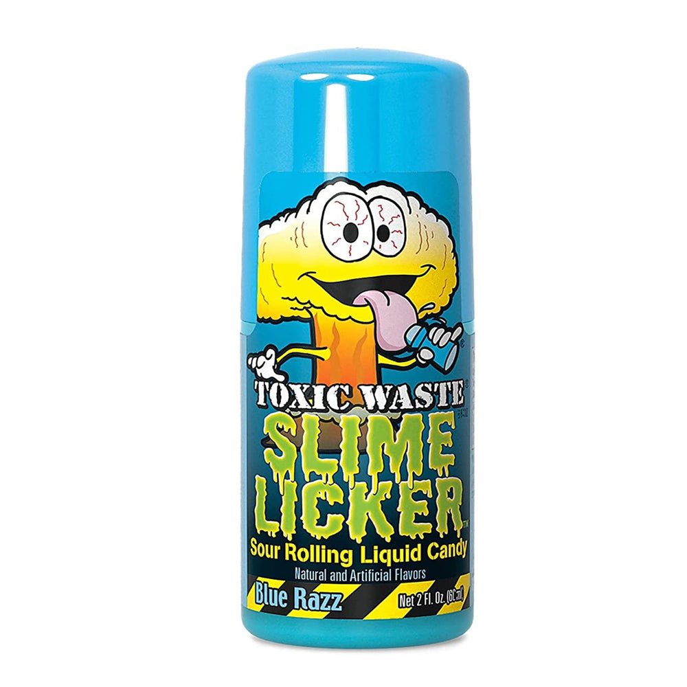 TOXIC WASTE SLIME LICKER BLUE RAZZ & STRAWBERRY USA 66 ml
