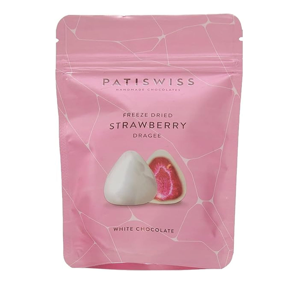 Patiswiss Freeze-Dried Strawberry White Chocolate 80g