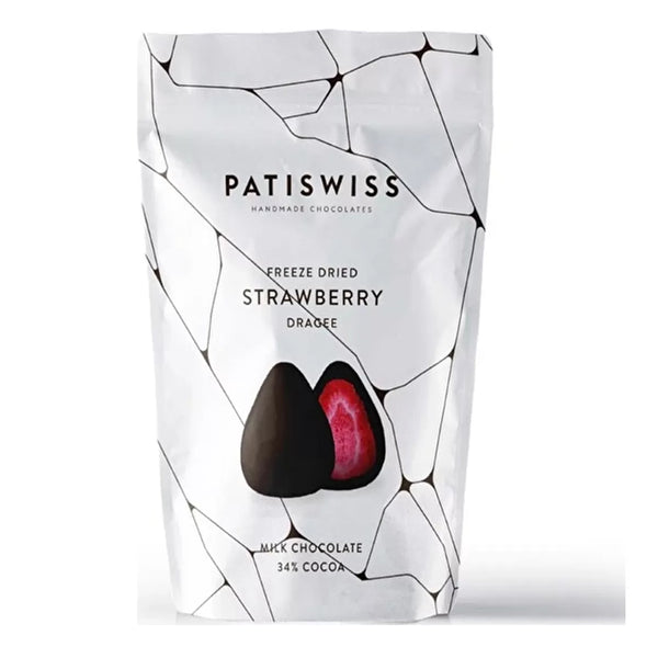 Patiswiss Freeze-Dried Strawberry Milk Chocolate  80g