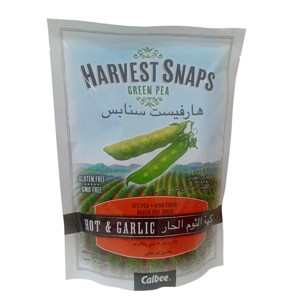 Calbee Harvest Snap Green Pea Hot & Garlic 93gm