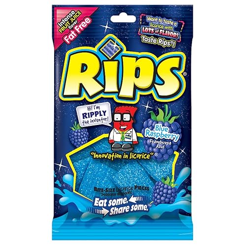 RIPS BITE SIZE BLUE RASPBERRY USA 113 g