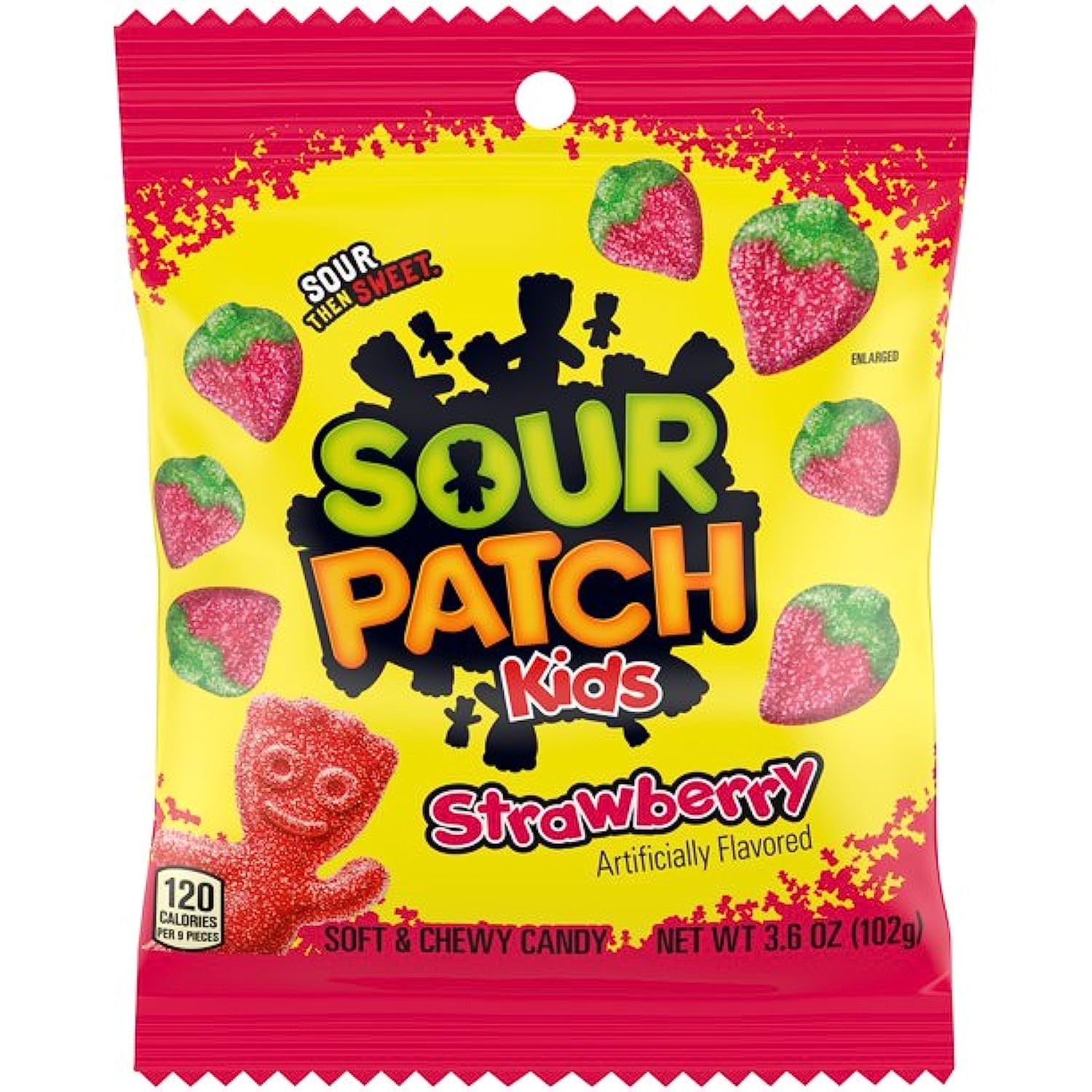 SOUR PATCH KIDS STRAWBERRY USA 102 g