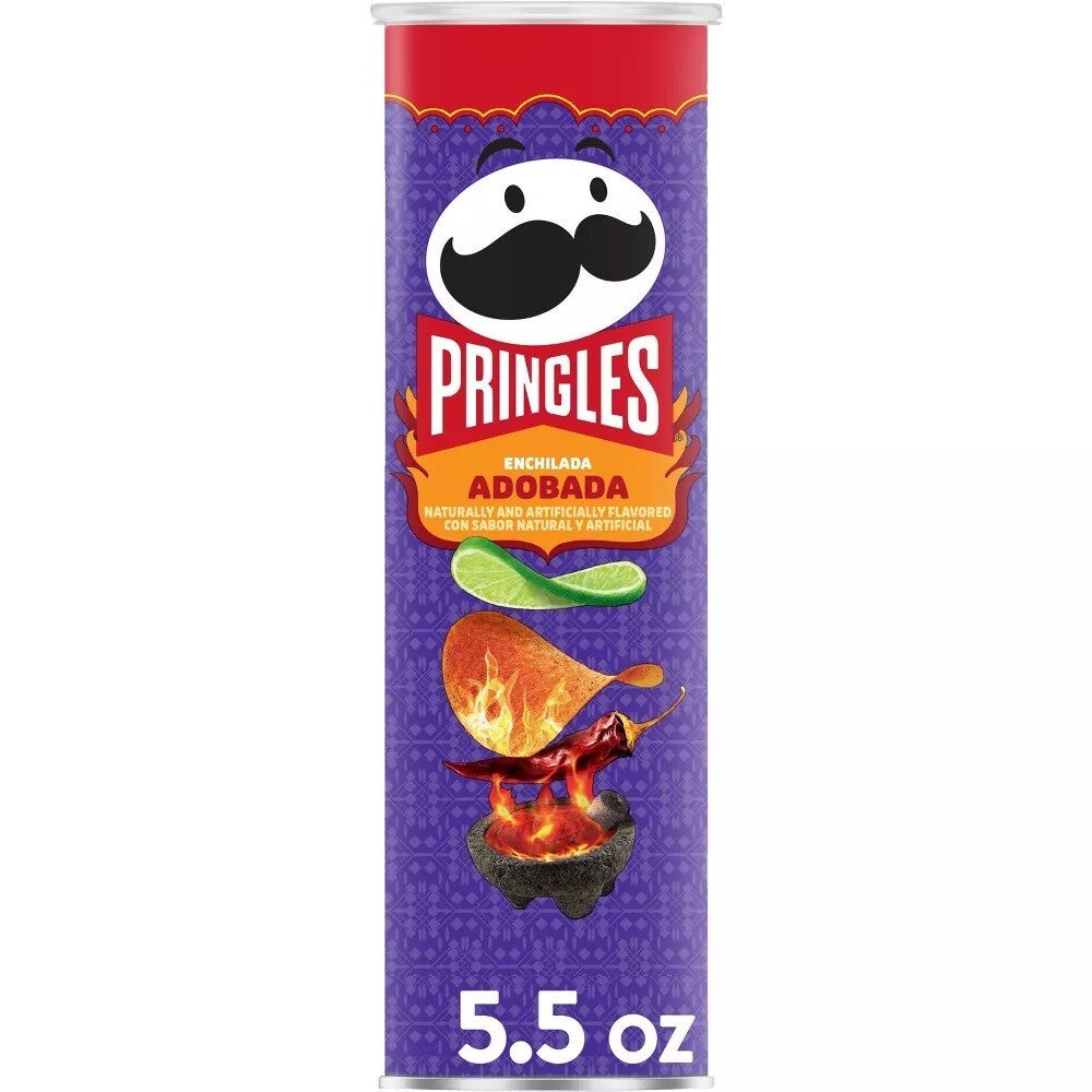 PRINGLES ENCHILADA ADOBADA POTATO CRISPS USA 158 g